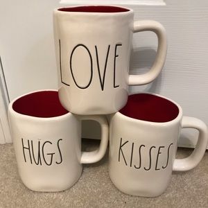 Rae Dunn Valentine’s Day Romantic Mug Set
